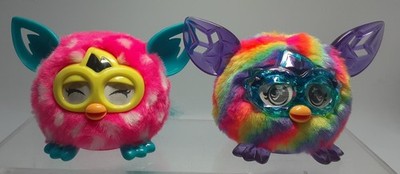 Furby Furbling Crystal Series Baby Boom Rainbow, Pink/White