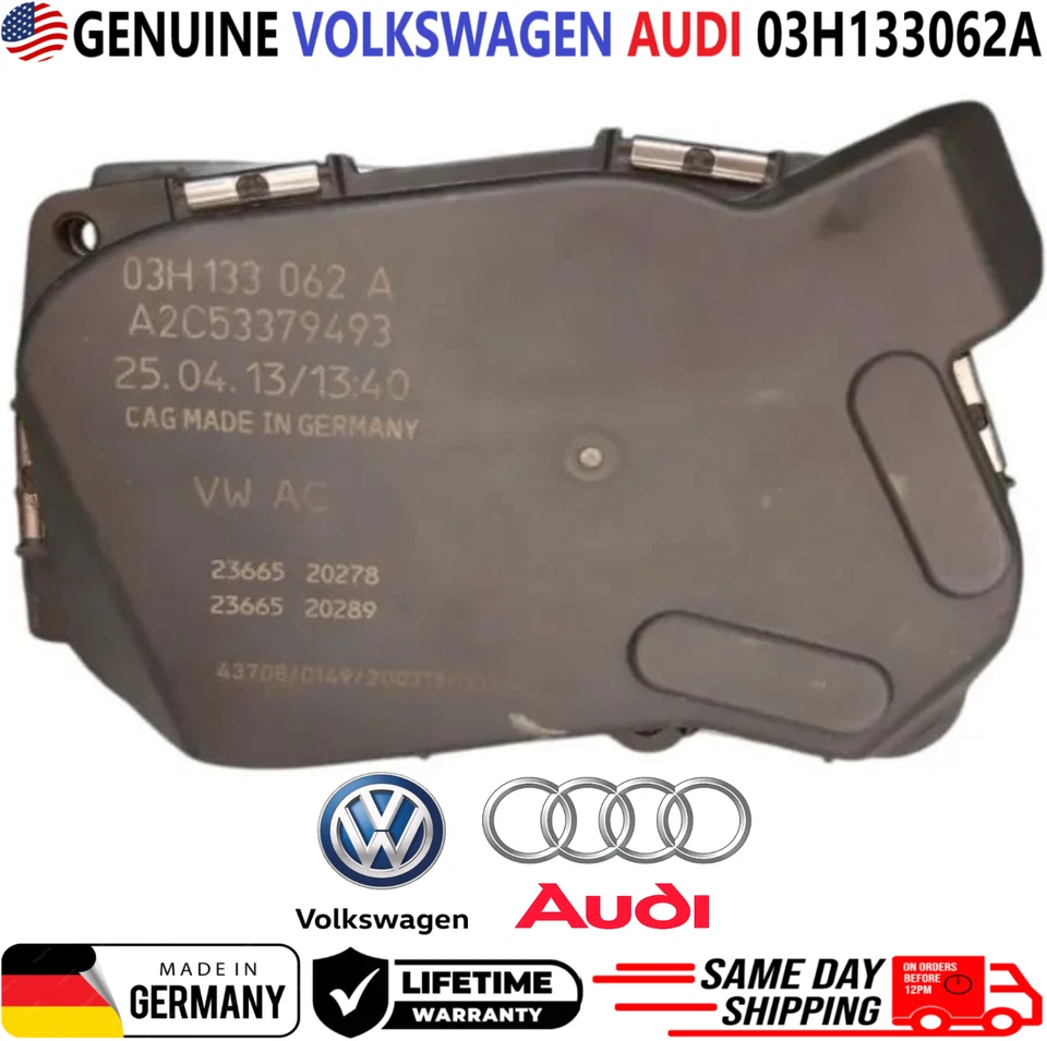 Cuerpo de acelerador OEM para Volkswagen Audi 2007-2021 3,5 L V6, 03H133062A, A2C53379493 Foto 2 de 4