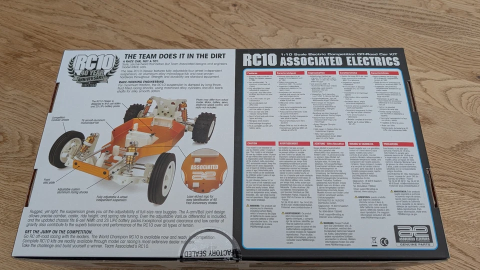 Team Associated RC10 40 Year Anniversary Edition, new in box, sealed - Bild 4 von 4