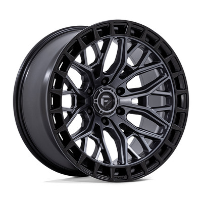 FUEL Sigma FC869 17X9 6X139.7 ET-12 Matte Gunmetal w/Matte Black Lip (Qty of 4)