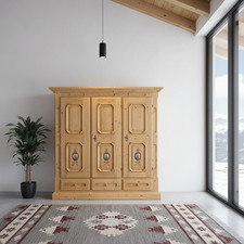 Voglauer Anno 1800 Gold Schrank Bauernschrank Schlafzimmer Kleiderschrank massiv