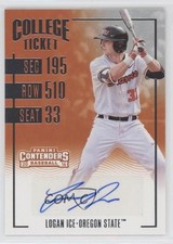 2016 Panini Elite Extra Edition Contenders College Ticket Logan Ice Auto 0e2x