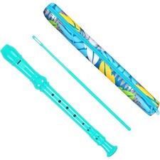 Descant Soprano Recorder Music 12.6 x 1.6 x inches, Green