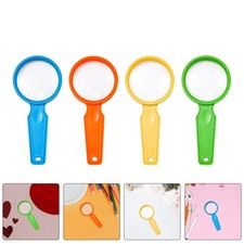 4 Pcs Magnifying Glass for Office Handheld Reading Kids Magnifier