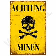 Tin Metal Sign Decor Home Decor Items Aesthetic Men Bedroom 8x12