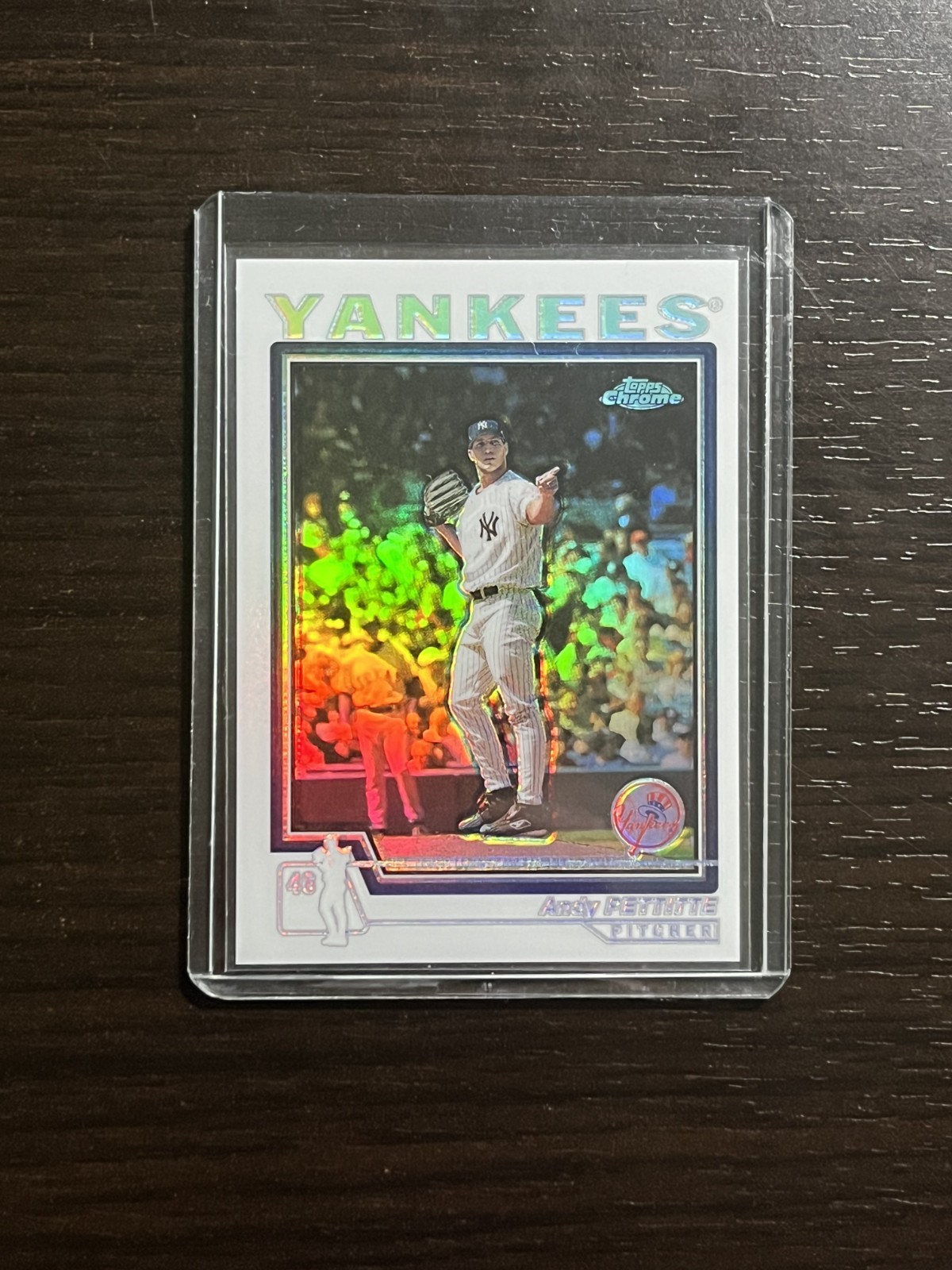 ANDY PETTITTE 2004 Topps Chrome REFRACTOR Card #64 New York Yankees
