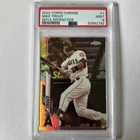 2020 TOPPS CHROME SEPIA REFRACTOR #1 MIKE TROUT MINT 9