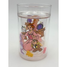 Vintage Disney The Lion King Simba Nala Glitter Liquid Motion Tumbler Cup 90s