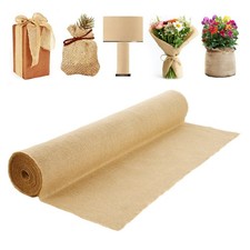 40inx75ft Burlap Fabric Roll - Ideal for Crafts Garden Tree Wrapping
