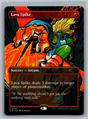 Magic The Gathering Secret Lair Drop Series Lava Spike #2049 MTG TCG CCG