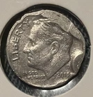 2013 Roosevelt Dime D, Many Errors Obverse and Reverse,  2.2 Grams.