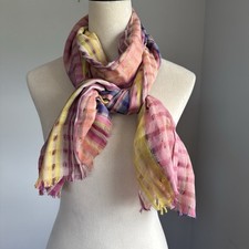 Women  s Scarf Wrap Shawl Lightweight Soft Boho Chic Gift Accessory 30x72  Cotton