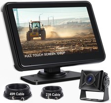 AHD1080P Wired Backup Camera with 7'' Touch Screen Monitor, Rear View Camera...