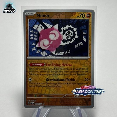 Minior 099/182 Reverse Holo Pokemon TCG: Paradox Rift Card NM MINT SHIPS TODAY!