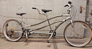 2015 Kent Co Pilot Tandem Hybrid Bike X Small 3x7 1020 Steel Grip Shift V Brake!