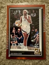 2025 Panini Donruss WNBA - Jackie Young #60 Red Holo /299 Aces