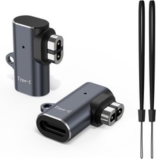 Meliya 2 Pack USB C Magnetic Charger Adapter for AfterShokz Headphones