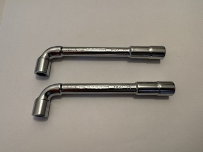 (2) FACOM #75 - 5/16  ANGLED 90° PASS-THRU SOCKET WRENCHES - NEW - FREE SHIPPING