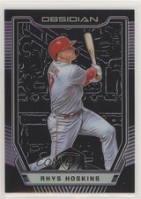 2019 Chronicles Obsidian Electric Etch Purple Prizm 54/99 Rhys Hoskins #49 0a9a