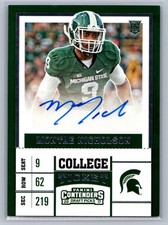 Montae Nicholson 2017 Contenders Draft Picks College Ticket Auto #281