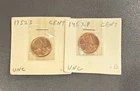 1952 P, 1952S WHEAT CENTS UNCIRCULATED