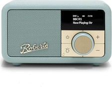ROBERTS Revival Petite 2 DAB+/FM Retro Bluetooth Radio - Duck Egg 