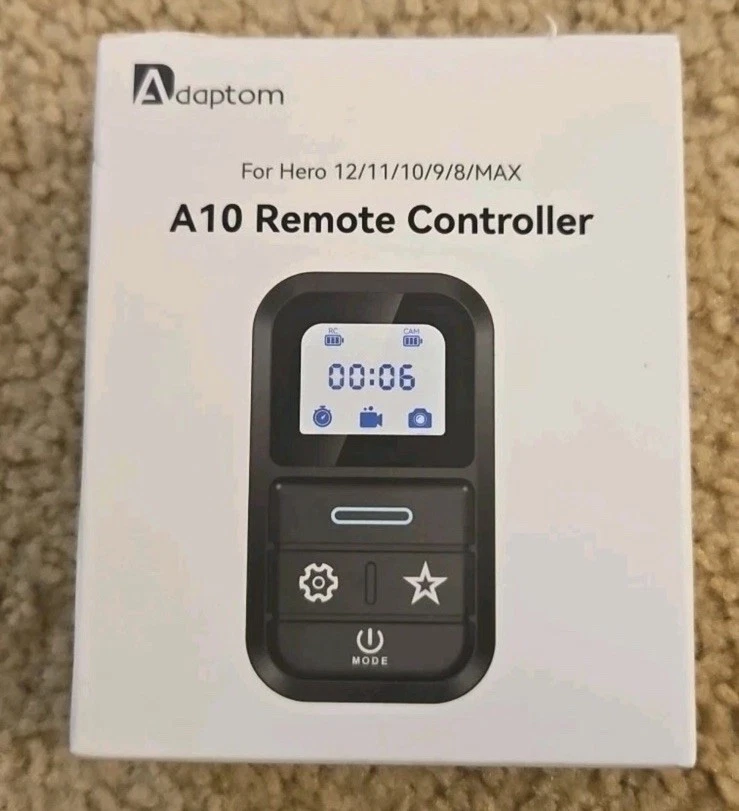 Remote for A10 Smart Wireless Bluetooth Control with Hand Strap for Go Pro Hero - Image 2 of 3