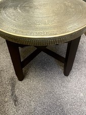 Antique Benares Table Arabic Indian Moroccan Style Coffee Table