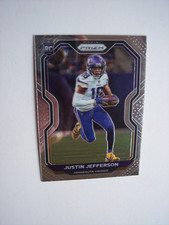 Justin Jefferson 2020 Panini Prizm football Rookie card #398 Pack Fresh. rookie card picture