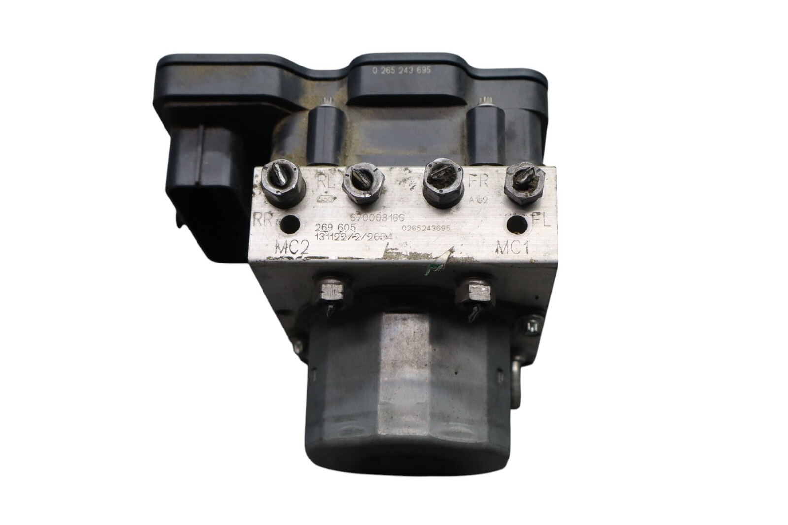 14-17 Maserati Ghibli Anti Lock Brake ABS Pump Module Unit 0265956101 Oem