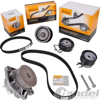 CONTINENTAL CONTI ZAHNRIEMENSATZ+WASSERPUMPE für VW GOLF 4 5 POLO 9N CADDY 3 IBIZA 1,4 16V