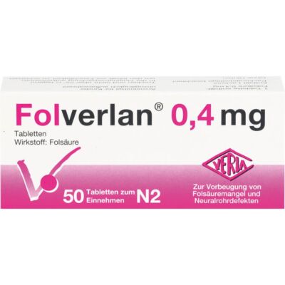 FOLVERLAN 0,4 mg Tabletten 50 St PZN01032953