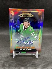 2021-22 Upper Deck Stature Riley Tufte Auto 07/49 SP Rookie Dallas Stars RC