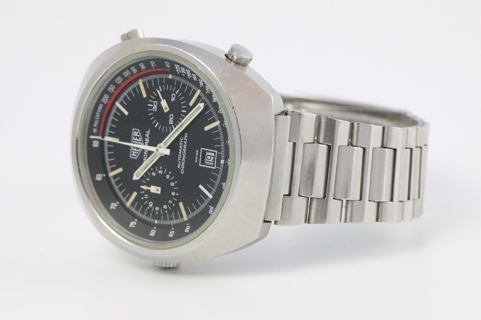 Bild 5 - HEUER Montreal Automatic Chronograph 110.503N 1970er 42mm Dif21888 AVS18039 X