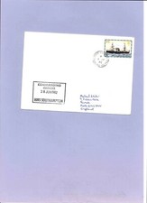 Falkland Islands cover Port Stanley 1 JY 82 cachet HMS Southampton