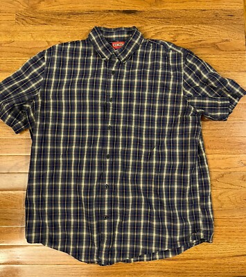Vintage JCPenney BIG MAC Shirt Mens, Authentic Workwear - Size XL - Plaid