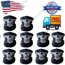 Wholesale lot Skull Balaclava Face Mask Gaiter Neck Biker Bandana Sport SPF40