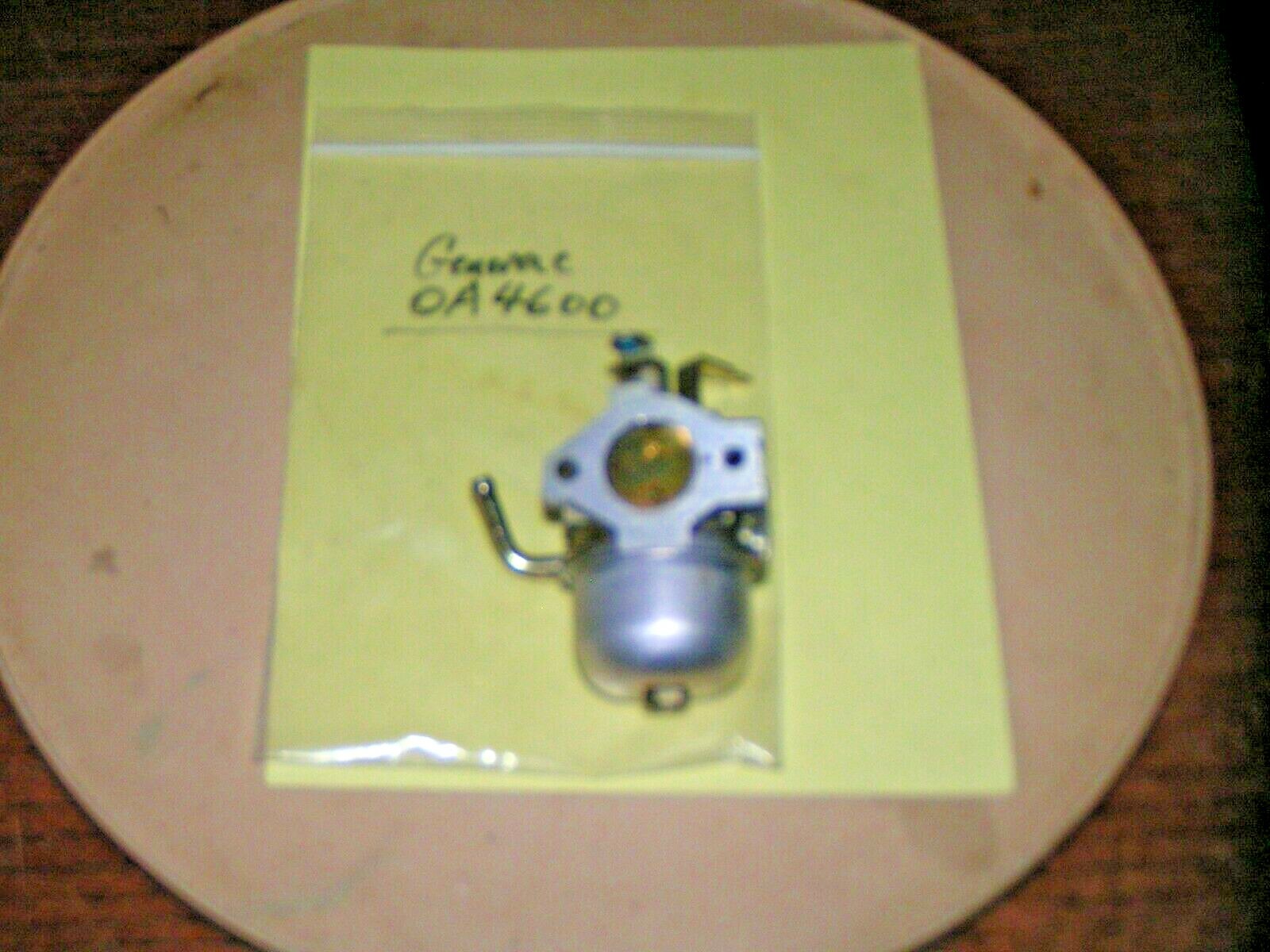 GENERAC ENGINE FLOAT STYLE "PARTS" CARB OEM PART0A4600 NONWORKING