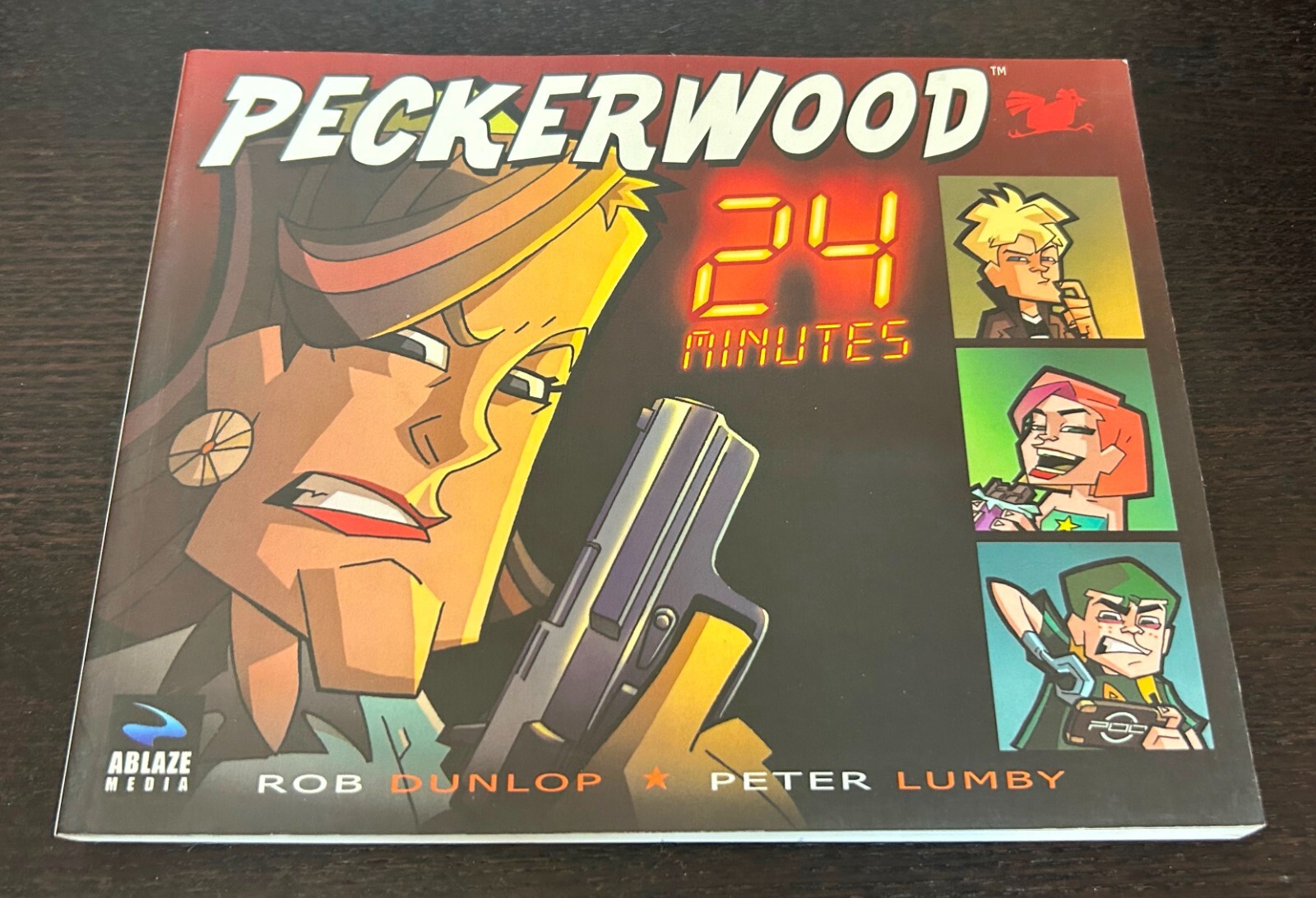 PECKERWOOD 24 Minutes Digest TPB (Ablaze Comics 2007) -- OOP -- SIGNED