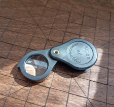 Vintage 7x USSR Pocket Loupe Magnifier   High Quality Optics, Carl Zeiss Analog