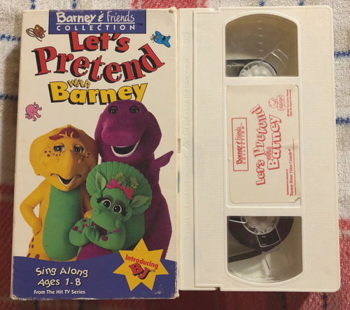 LET'S PRETEND WITH BARNEY [1993] {Barney Home Video Canada} | VHS TAPE ...