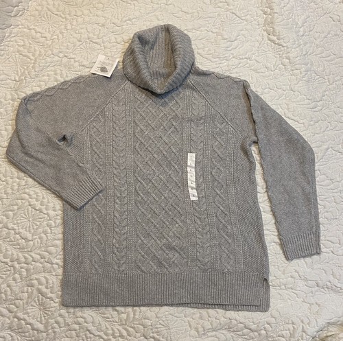 Croft \u0026 Barrow Gray Cable Knit 