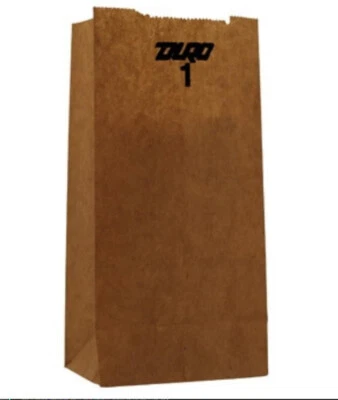 DURO One Pound Brown Paper bags - contains 500 per bundle- PENNY CANDY BAGS