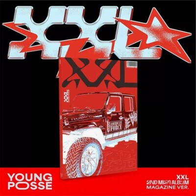 YOUNG POSSE [XXL] EP Album MAGAZINE Ver./ CD-R+92p Foto Buch+Karte K-POP SEALED