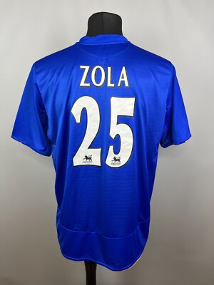 CHELSEA 2005 2006 ZOLA HOME SHIRT CENTENARY FOOTBALL SOCCER UMBRO
