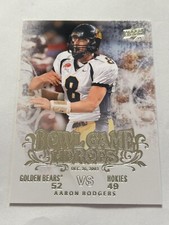 2011 UPPER DECK COLLEGE FOOTBALL LEGENDS BOWL GAME HEROES AARON RODGERS #BGH-AR
