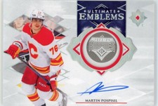 2023-24 Ultimate Collection Martin Pospisil Emblems Auto #UE-MP