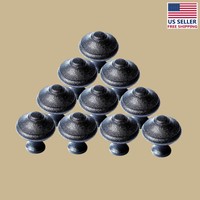 10 Cabinet Knobs Black Wrought Iron Mission 1 D | Renovator's Supply on sale 10 Cabinet Knobs Black Wrought Iron Mission 1 D | Renovator's Supply on sale