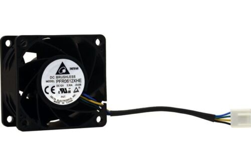 Delta PFR0612XHE 4Wire 60x38mm Extreme High 16500 RPM 76 CFM PWM Fan (Genuine) - Picture 2 of 3