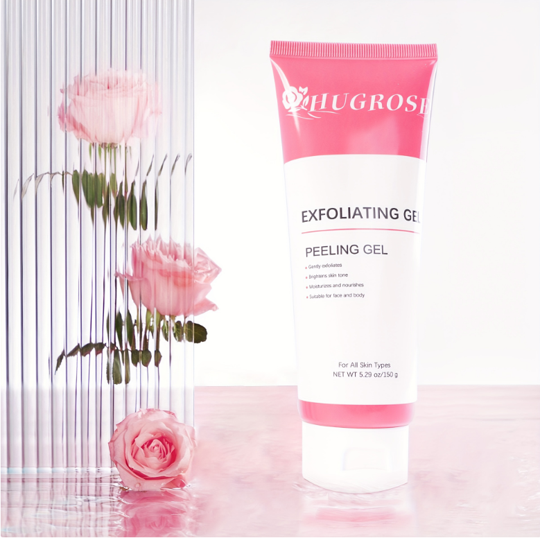 Exfoliating Gel Face Scrub Brighten Facial Cleanser Contains Hydrated Silica